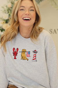 Retriever Embroidered Sweatshirt | Summer Edition