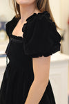 Elise Velvet Holiday Mini Dress