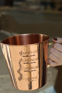 Copper Liquid Measuring Cup