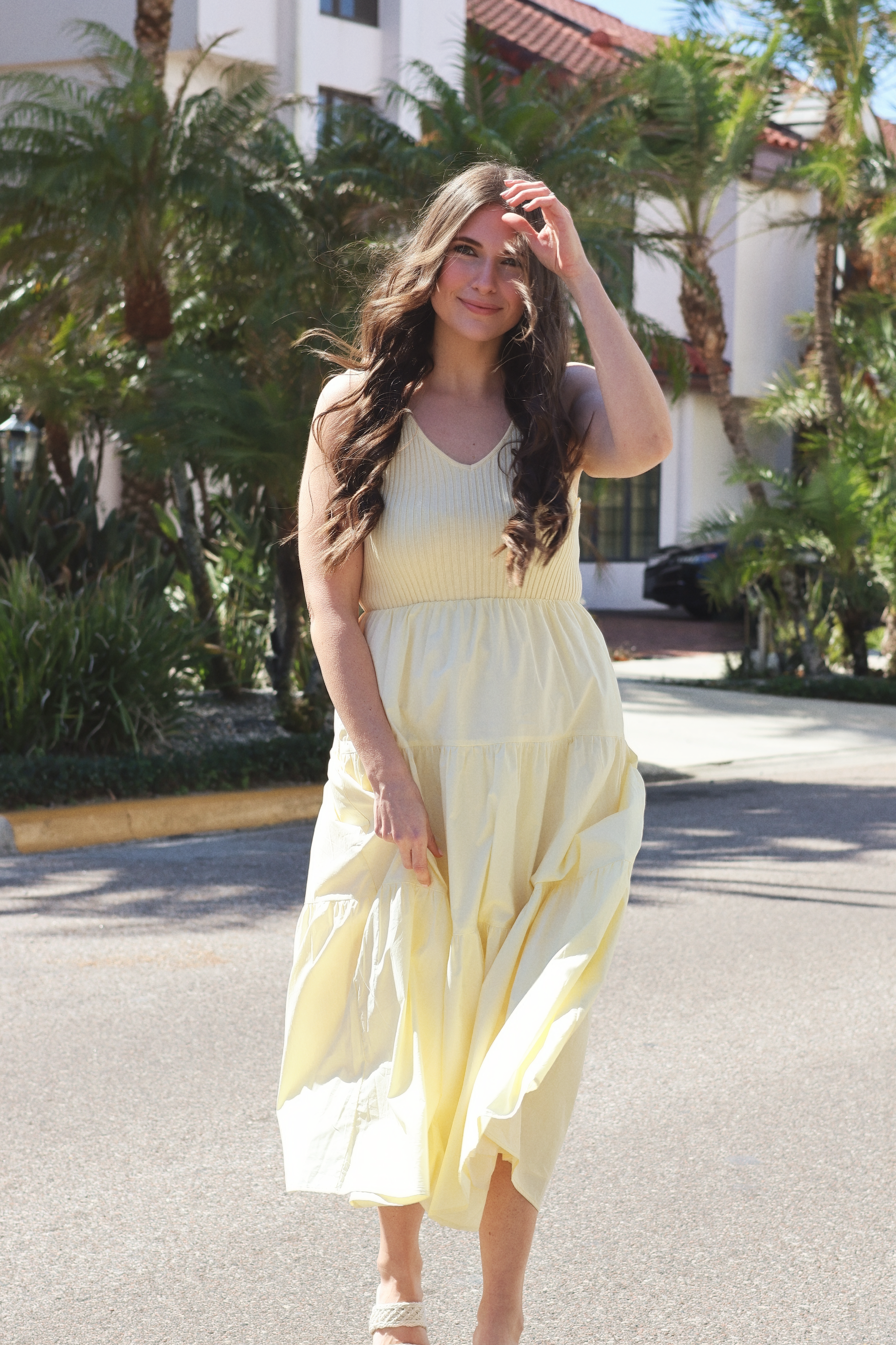 Serena Spring Midi Dress