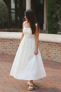 Maribelle Cotton Spring Midi Dress