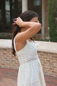 Maribelle Cotton Spring Midi Dress