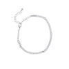 Silver CZ Dainty Bracelet