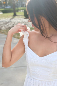 Seraphine Cotton Eyelet Maxi Dress