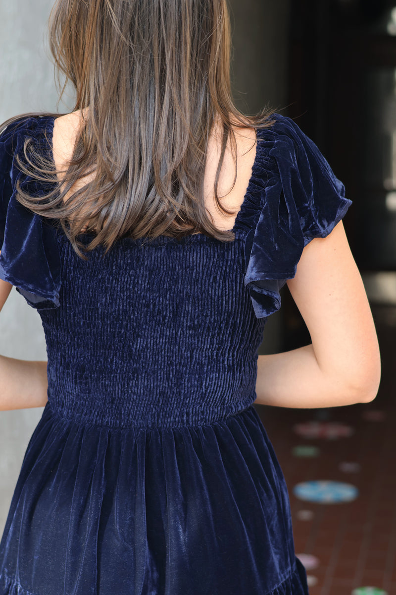 Anne Velvet Holiday Dress