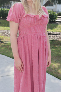 Winnie Gingham Midi Dress