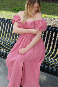 Winnie Gingham Midi Dress