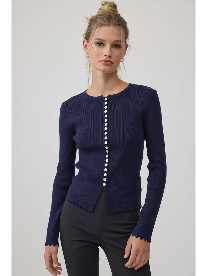Clarissa Button Knit Cardigan