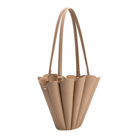 Shellie Nude Recycled Vegan Leather Shoulder Bag
