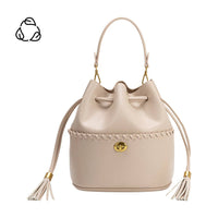 Janae Bone Recycled Vegan Leather Top Handle Bag