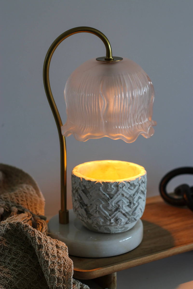 Glass Candle Warming Lamp