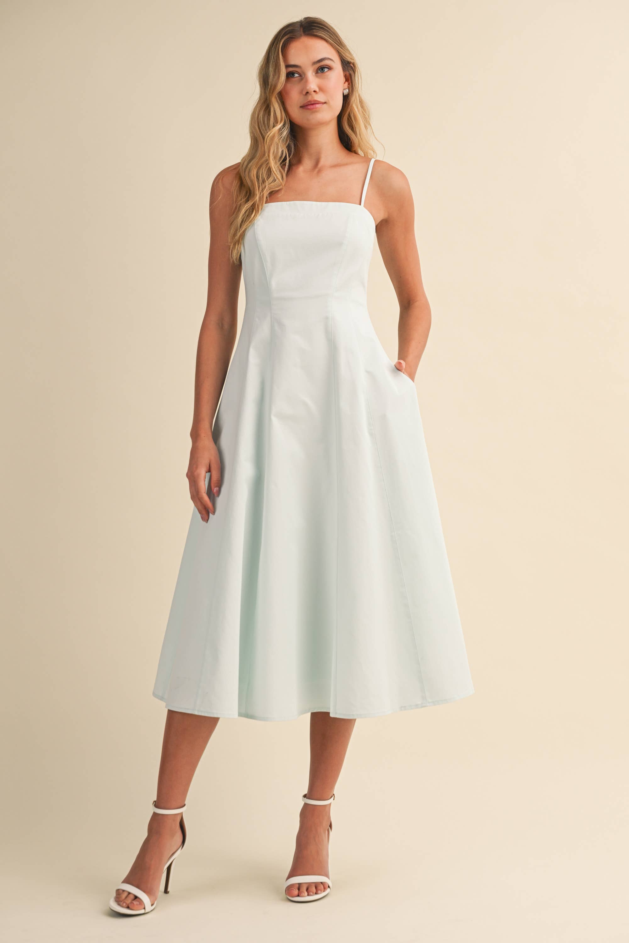 Sarah Mae Summer Cotton Midi Dress