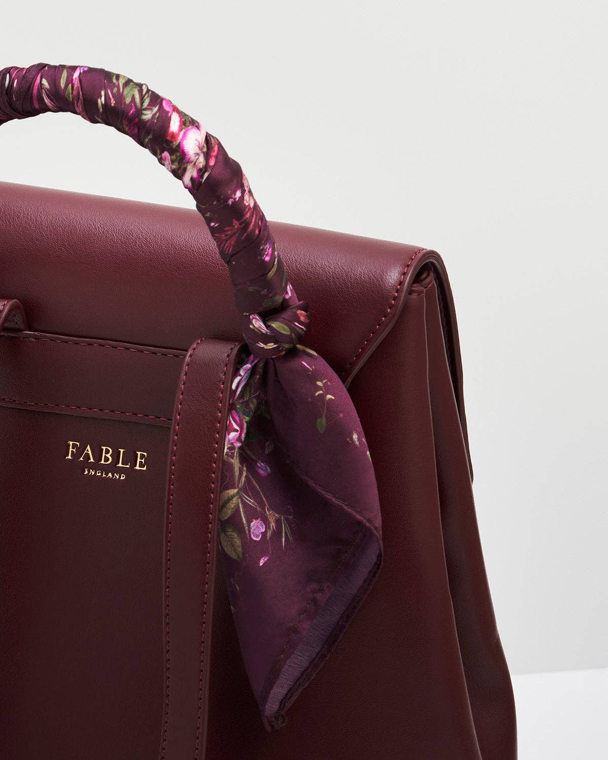 Laura Small Backpack in Burgundy