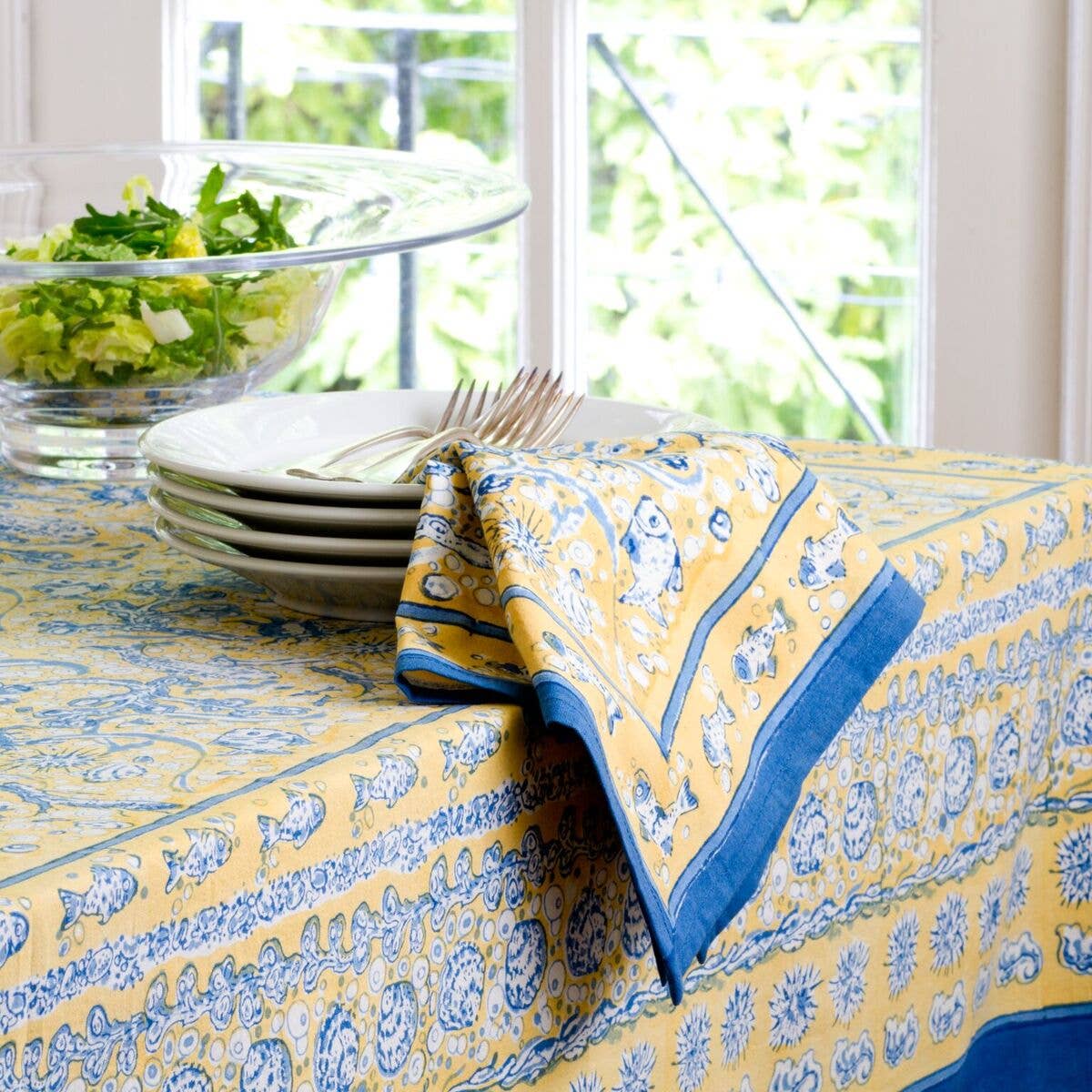 La Mer Blue & Yellow | Tablecloths