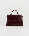 Fable Ruby Cherry Red Structured Medium Tote