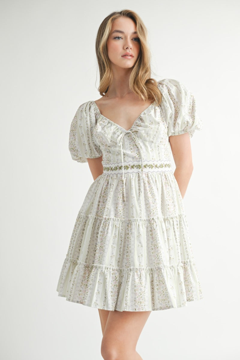 Elena Spring Mini Dress