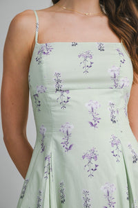 Violette Cotton Spring Midi Dress