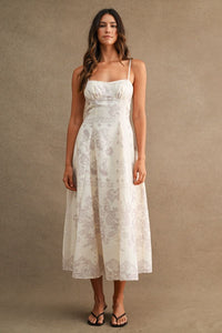 Lettie Paisley Midi Dress