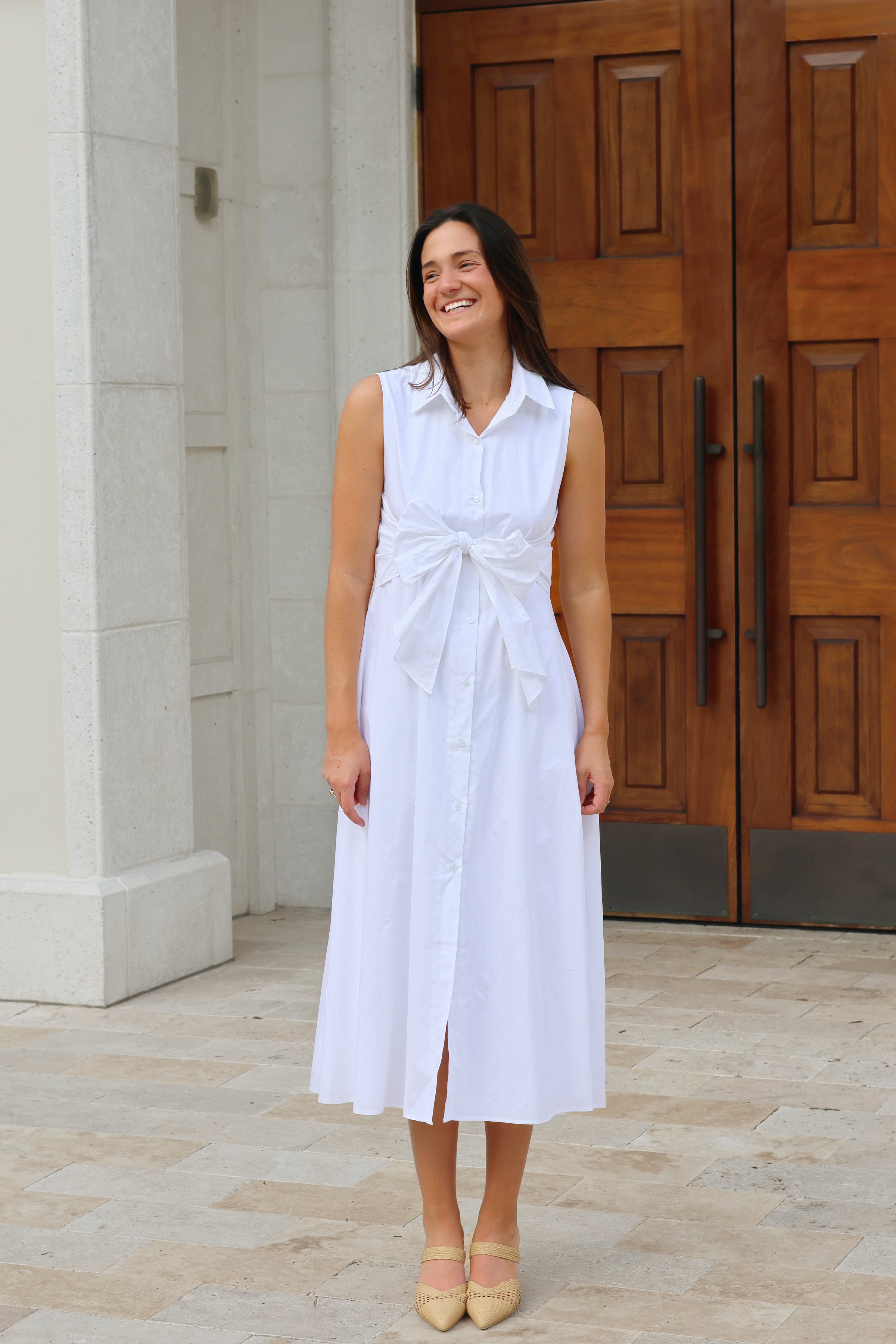 Peyton Cotton Midi Dress