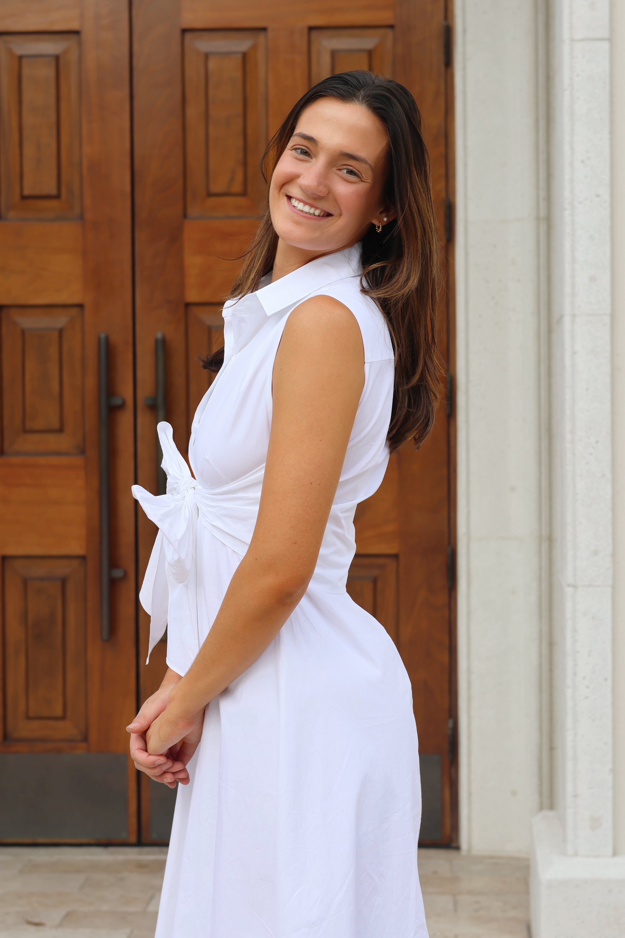 Peyton Cotton Midi Dress