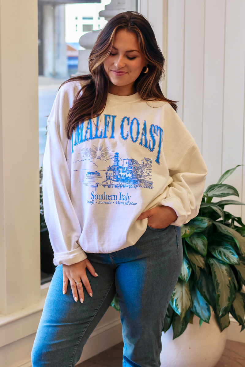 Amalfi Coast Casual Sweatshirt