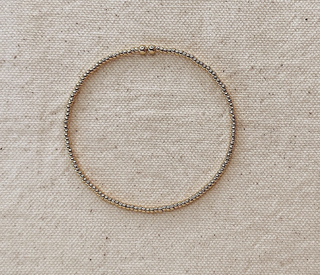 Mini Beaded Cuff Bracelet