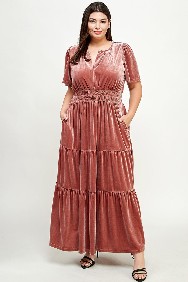 Kiera Velvet Maxi Dress - FINAL SALE